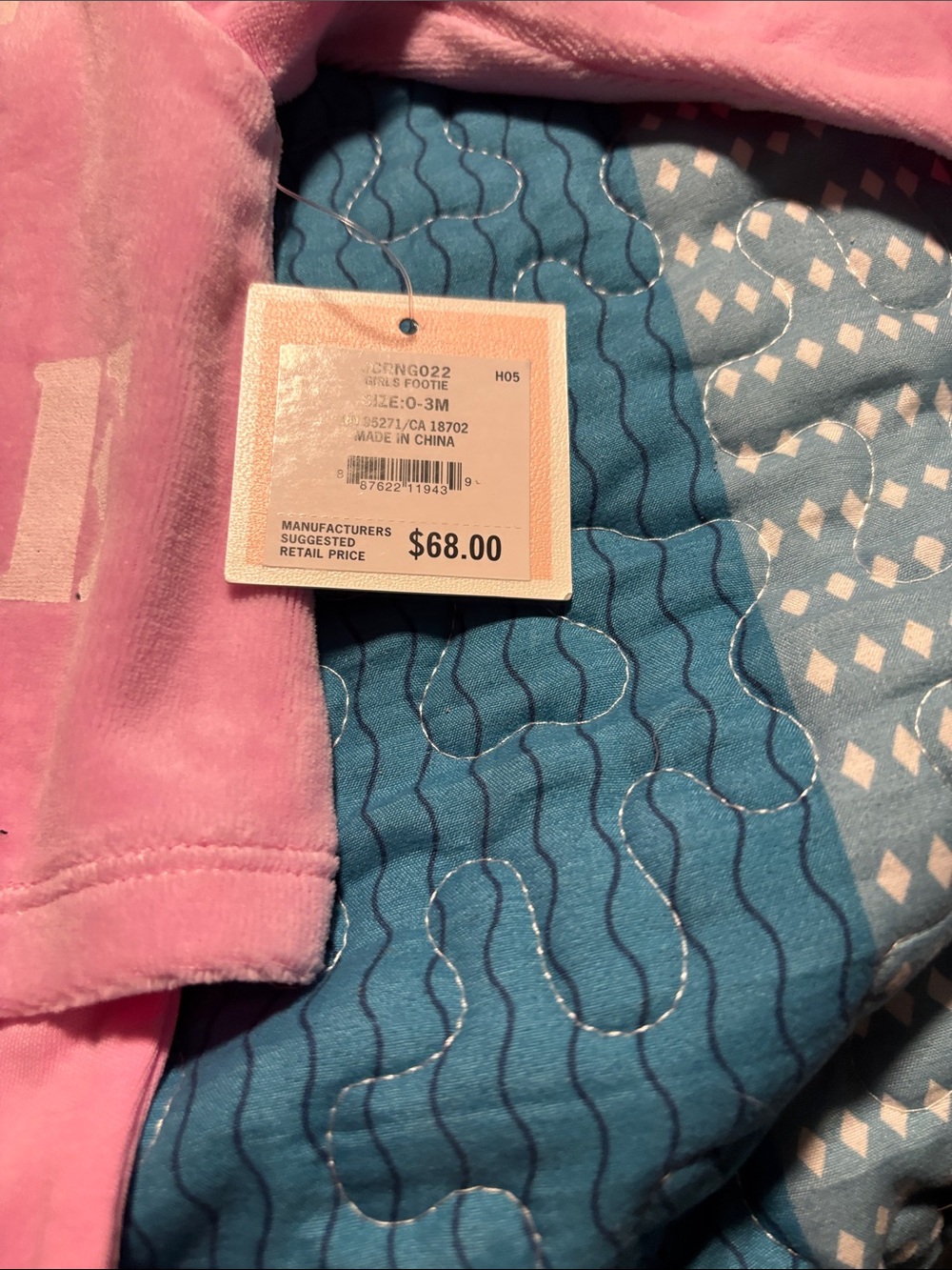 Juicy Couture Pink Graphic Kids Pajama Top - Picture 5 of 7